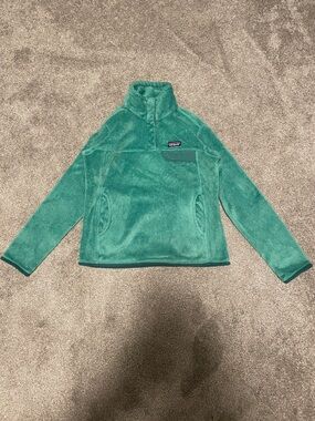 Patagonia Teal Pullover Fleece Jacket